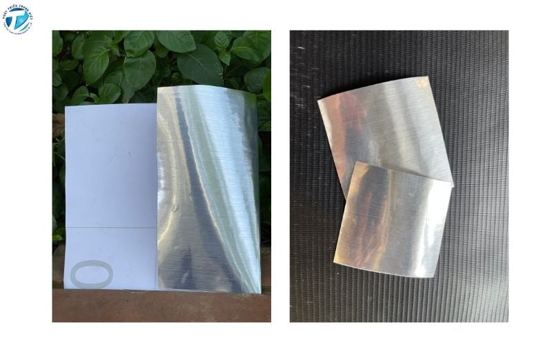 Decal nhôm xước bạc